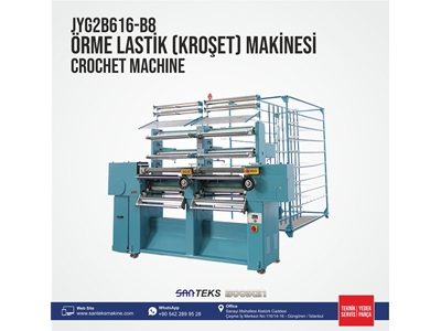 JYG2B616 B8 Örme Lastik (Kroşet) Makinesi 