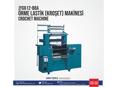 JYG612 B8A Örme Lastik (Kroşet) Makinesi  - 0