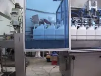Machine de remplissage automatique de liquide à quatre têtes à 1500 unités/heure
