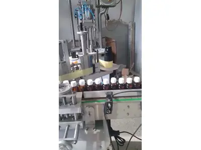 Automatische Flaschenetikettiermaschine