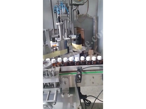Automatische Flaschenetikettiermaschine