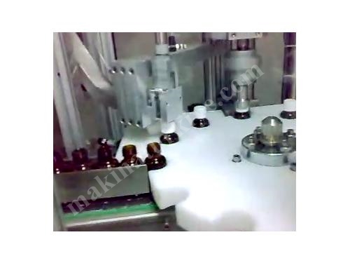 3600 Pieces / Hour Automatic Bottle Cap Sealing Machine