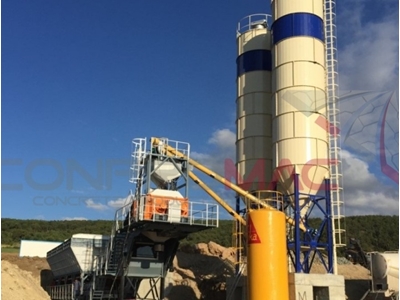 50-60 m3 / Stunde mobile Betonanlage - 0