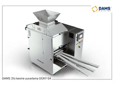 Machine à rouler et couper la pâte en 3 parties / DÜKY - 54