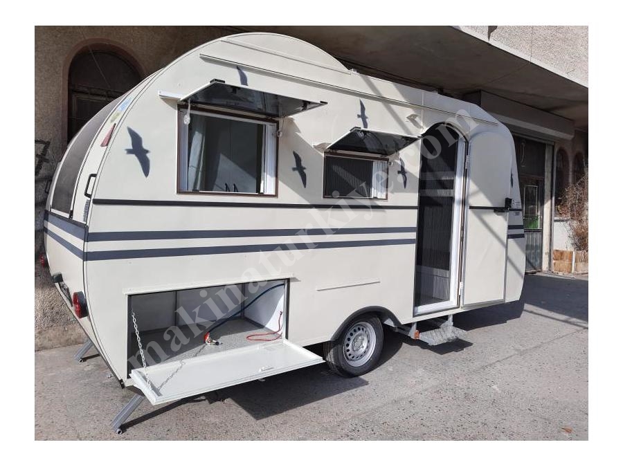 4 Kişilik Çekme Karavan 440X200x200 Cm