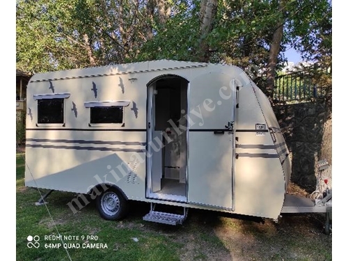 4 Kişilik Maksi Klasik Çekme Karavan