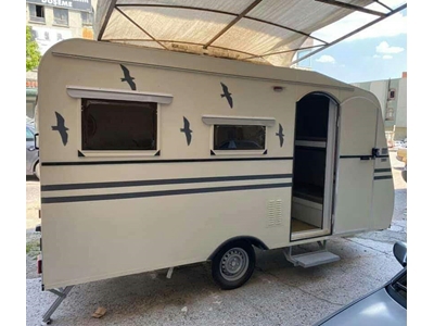 3 Kişilik Maksi Klasik Çekme Karavan