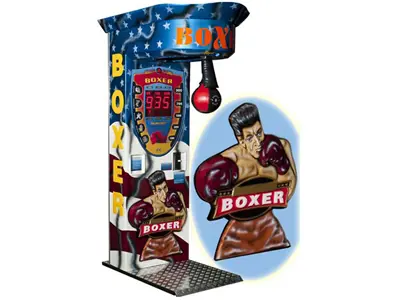Machine de boxe 3D Drapeau américain Boxer