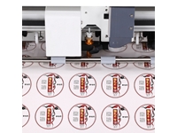 Machine de découpe automatique d'étiquettes entières et demi-étiquettes - 5