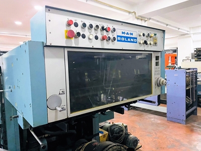 Roland Favorit Ofset 2 Renk Baskı Makinesi - 4