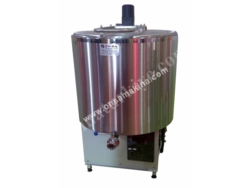 300 Lt Vertical Cylindrical Manual Washing Milk Cooling Tank