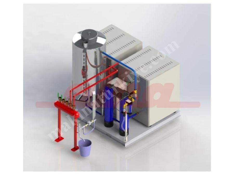 100 Kw Elektrikli Ütü Buhar Kazanı 