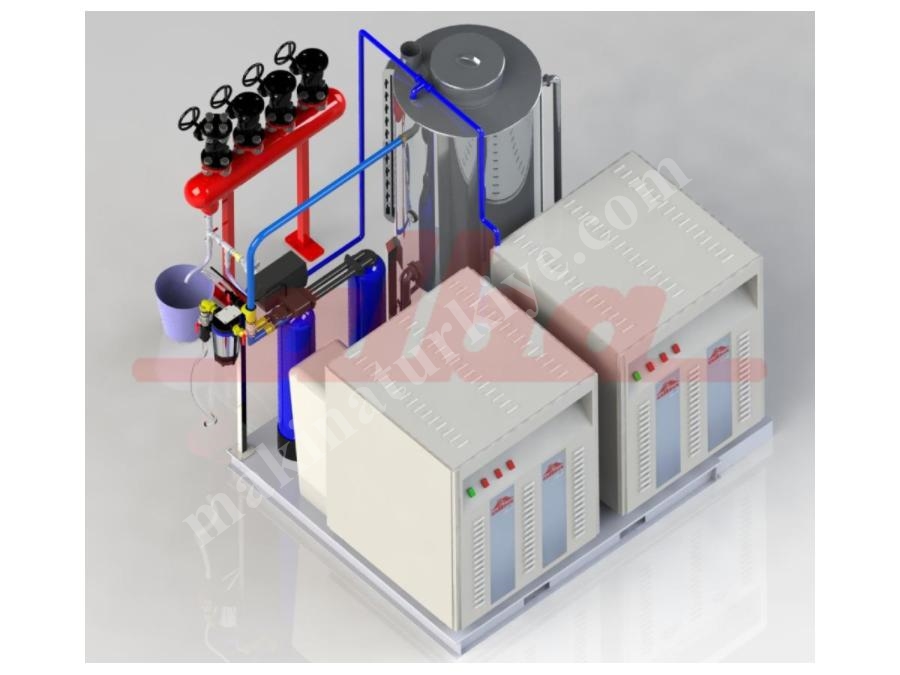 100 Kw Elektrikli Ütü Buhar Kazanı 