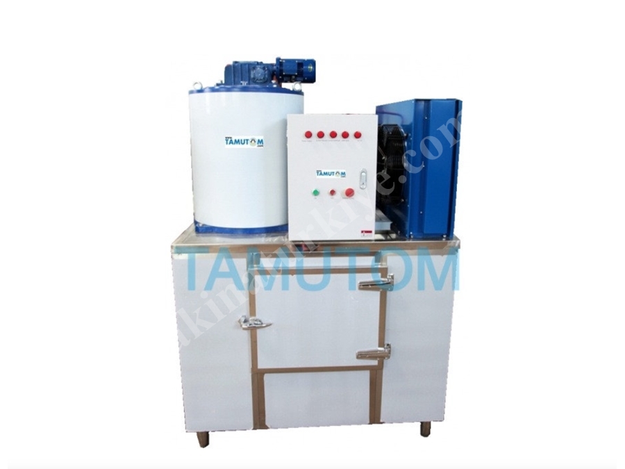1 Ton / Gün Yaprak Buz Makinesi