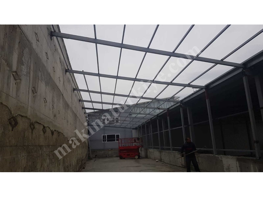 Yılşen Makina Çelik Konstrüksiyon Çatı Yapım Uygulaması 
