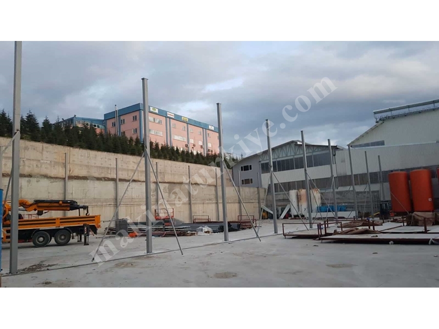 Yılşen Makina Çelik Konstrüksiyon Çatı Yapım Uygulaması 