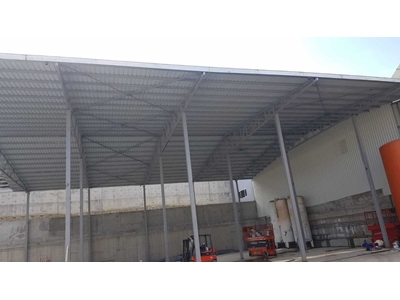 Yılşen Makina Çelik Konstrüksiyon Çatı Yapım Uygulaması  - 21