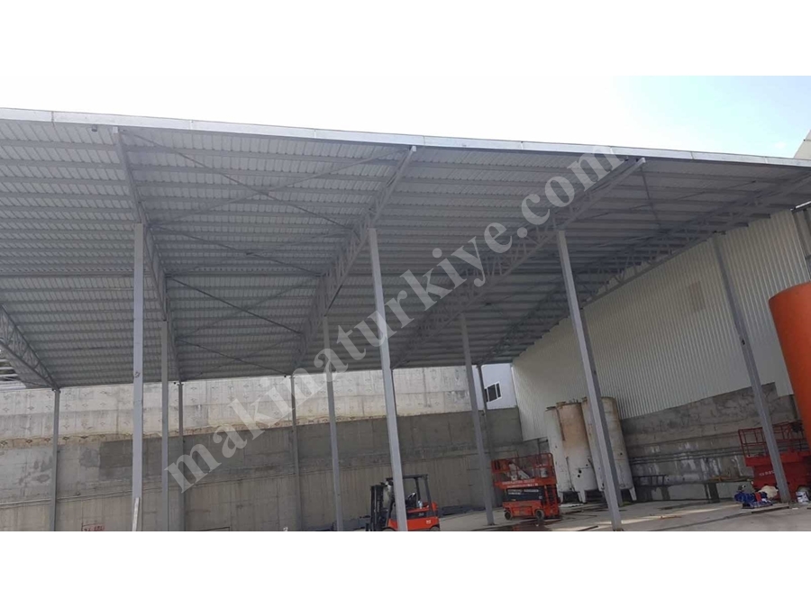 Yılşen Makina Çelik Konstrüksiyon Çatı Yapım Uygulaması 