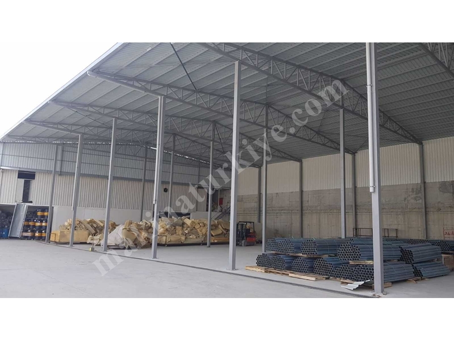 Yılşen Makina Çelik Konstrüksiyon Çatı Yapım Uygulaması 