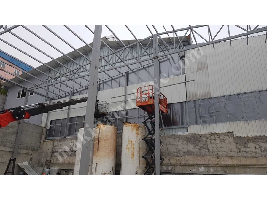 Yılşen Makina Çelik Konstrüksiyon Çatı Yapım Uygulaması 