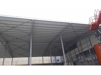 Yılşen Makina Çelik Konstrüksiyon Çatı Yapım Uygulaması  - 26