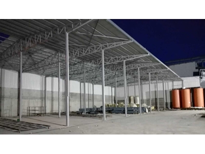 Yılşen Makina Çelik Konstrüksiyon Çatı Yapım Uygulaması  - 30