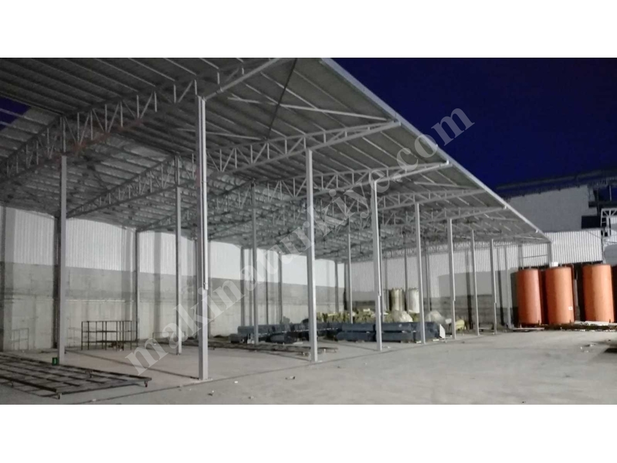 Yılşen Makina Çelik Konstrüksiyon Çatı Yapım Uygulaması 