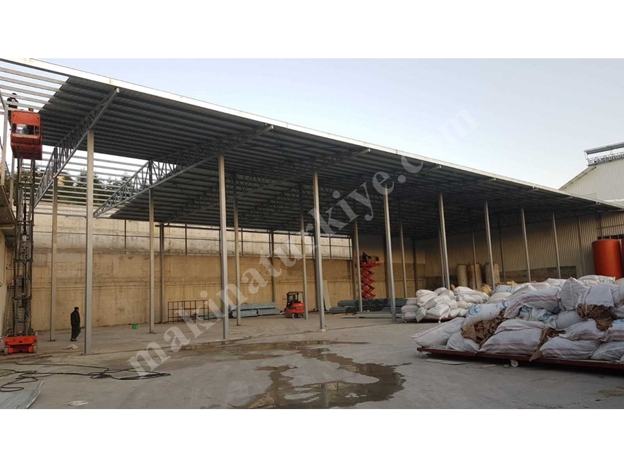 Yılşen Makina Çelik Konstrüksiyon Çatı Yapım Uygulaması 