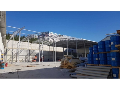 Yılşen Makina Çelik Konstrüksiyon Çatı Yapım Uygulaması  - 32
