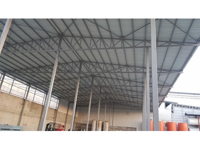 Yılşen Makina Çelik Konstrüksiyon Çatı Yapım Uygulaması  - 33
