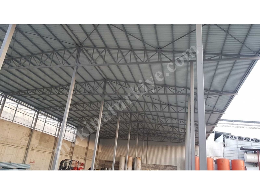 Yılşen Makina Çelik Konstrüksiyon Çatı Yapım Uygulaması 