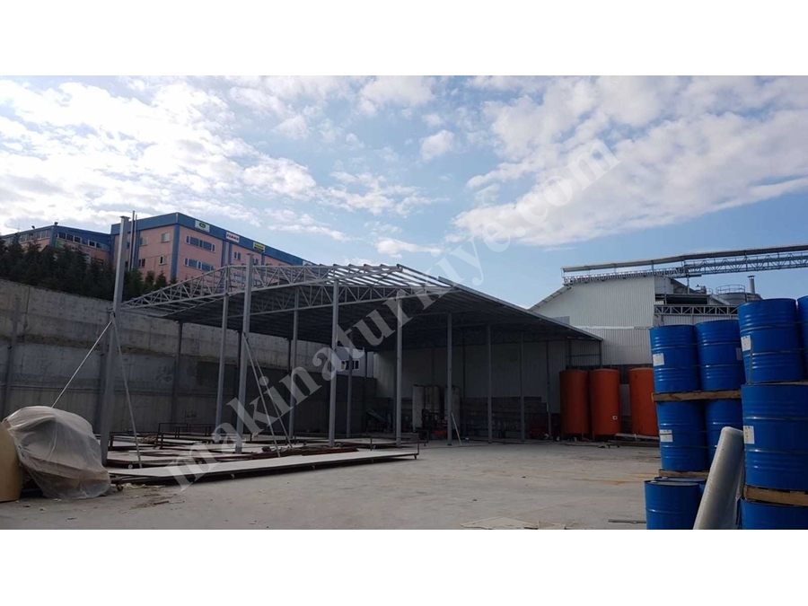 Yılşen Makina Çelik Konstrüksiyon Çatı Yapım Uygulaması 