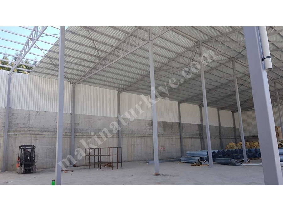 Yılşen Makina Çelik Konstrüksiyon Çatı Yapım Uygulaması 