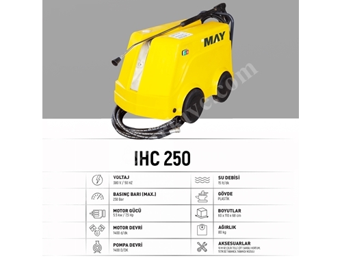 IHC 250 250 Bar Soğuk Su Oto Yıkama Makinası 