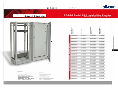 0735D Dik Tip Elektrik Panosu / Vertical Type Electrical Panel - 22