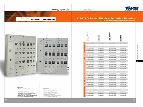 0735D Dik Tip Elektrik Panosu / Vertical Type Electrical Panel