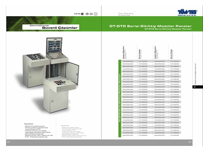 0735D Dik Tip Elektrik Panosu / Vertical Type Electrical Panel - 34