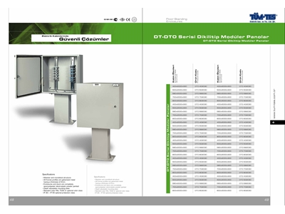 0735D Dik Tip Elektrik Panosu / Vertical Type Electrical Panel - 37