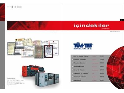0735D Dik Tip Elektrik Panosu / Vertical Type Electrical Panel - 39