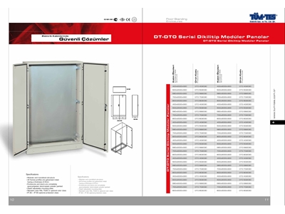 0735D Dik Tip Elektrik Panosu / Vertical Type Electrical Panel - 44