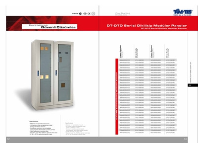 0735D Dik Tip Elektrik Panosu / Vertical Type Electrical Panel - 45