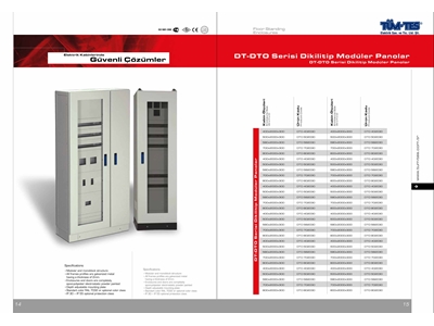 0735D Dik Tip Elektrik Panosu / Vertical Type Electrical Panel - 46