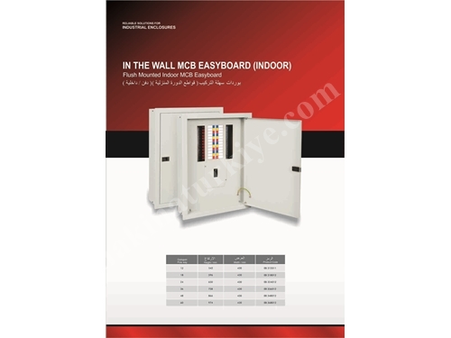0735D Dik Tip Elektrik Panosu / Vertical Type Electrical Panel