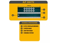 ALP 3300 F12 330 cm Automatische Teppichwaschmaschine - 2