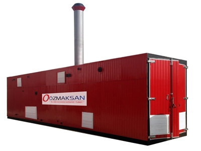 600 - 3000 Kg / Saat Sıvı ve Gaz Yakıtlı Mobil Buhar Odası Kazanı