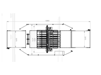 Machine de découpe de contour horizontal à lame oscillante à 15 mètres/minute - 4