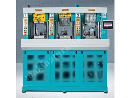 3 Station 1 Color TPU Injection Sole Machine
