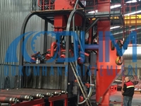 Автоматическая станок для пескоструйной обработки листового металла и профилей шириной 1200 мм - 7