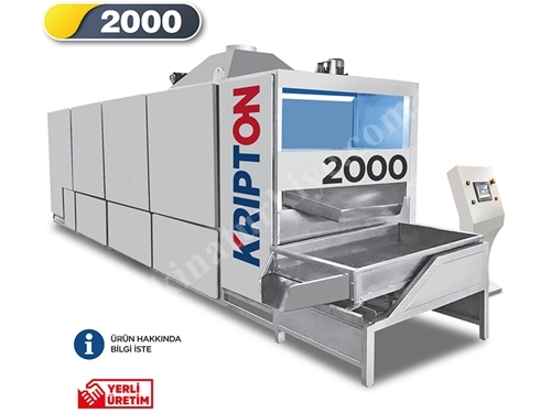 1000-2000 kg / Stunde Einzelband-Nussröstmaschine