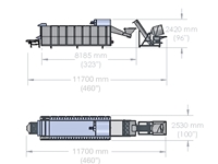 450-650 kg / Stunde Einzelband-Nussröstmaschine - 1